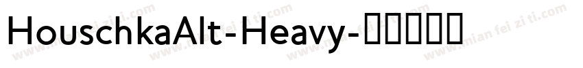HouschkaAlt-Heavy字体转换