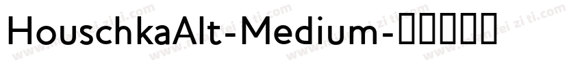 HouschkaAlt-Medium字体转换