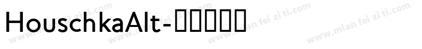 HouschkaAlt字体转换