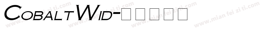 CobaltWid字体转换