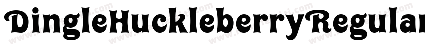 DingleHuckleberryRegular-YoLv字体转换
