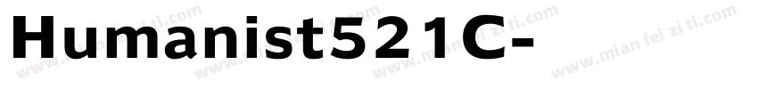 Humanist521C字体转换