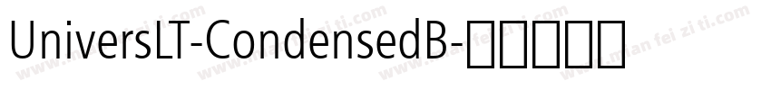 UniversLT-CondensedB字体转换