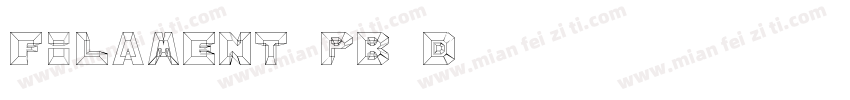 Filament-pB4D字体转换