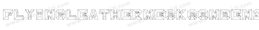 FlyingLeatherneckCondensed-AB4D字体转换