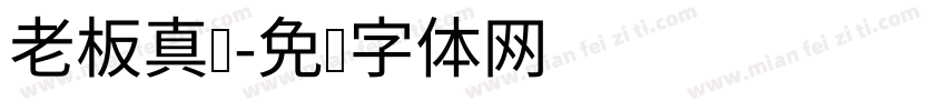 老板真帅字体转换