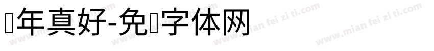 过年真好字体转换