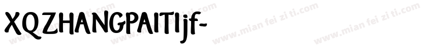 XQZHANGPAITIjf字体转换