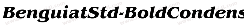 BenguiatStd-BoldCondensedItalic字体转换