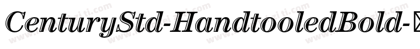 CenturyStd-HandtooledBold字体转换