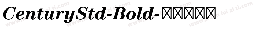 CenturyStd-Bold字体转换