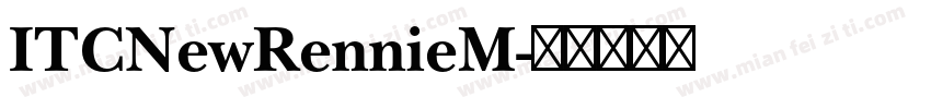 ITCNewRennieM字体转换