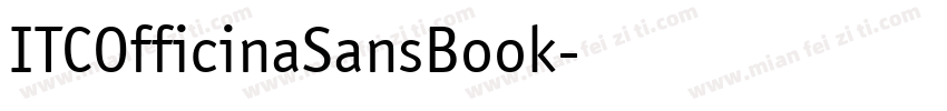 ITCOfficinaSansBook字体转换