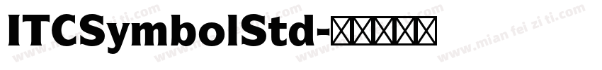 ITCSymbolStd字体转换