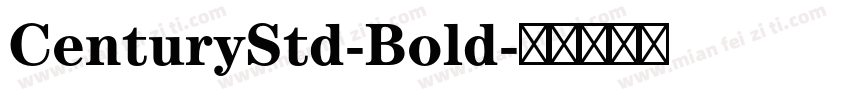 CenturyStd-Bold字体转换