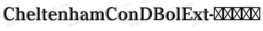 CheltenhamConDBolExt字体转换