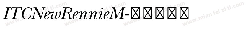 ITCNewRennieM字体转换