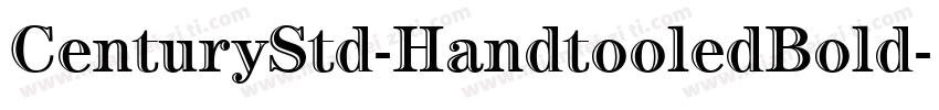 CenturyStd-HandtooledBold字体转换