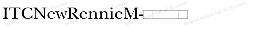 ITCNewRennieM字体转换