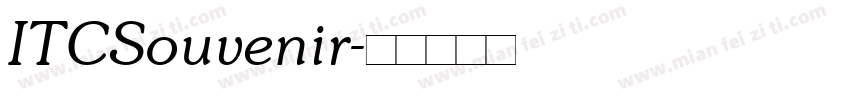 ITCSouvenir字体转换