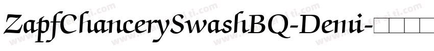 ZapfChancerySwashBQ-Demi字体转换