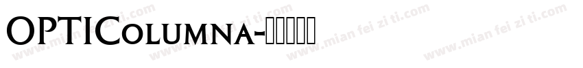 OPTIColumna字体转换