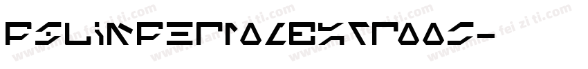 PSLImperialExtraas字体转换