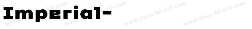 Imperial字体转换