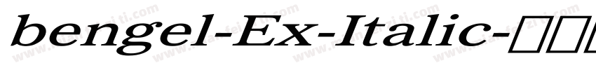 bengel-Ex-Italic字体转换