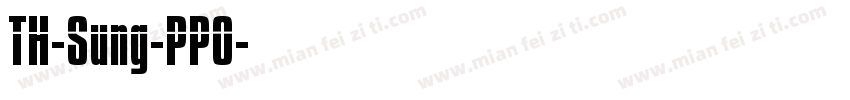 TH-Sung-PP0字体转换