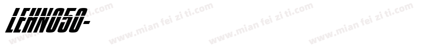 LEHN050字体转换