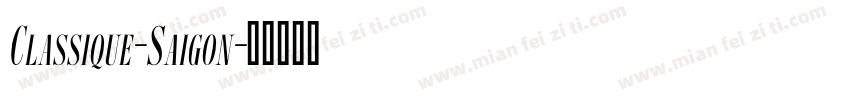 Classique-Saigon字体转换