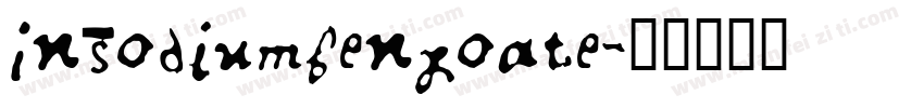 InSodiumBenzoate字体转换