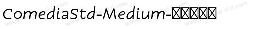 ComediaStd-Medium字体转换