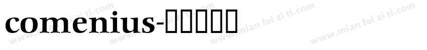 comenius字体转换