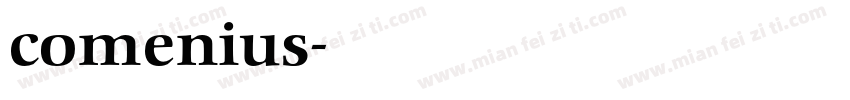 comenius字体转换