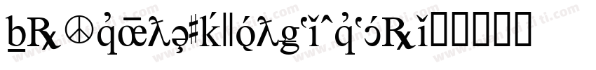 InfoDispMedium-Roman字体转换