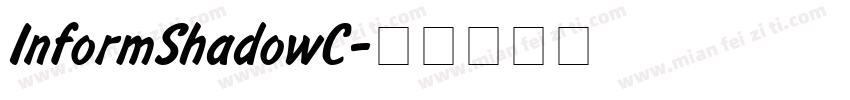 InformShadowC字体转换