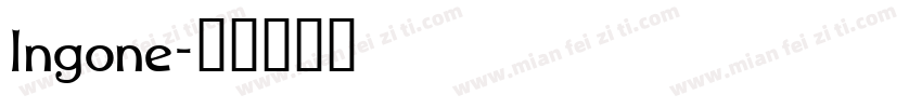 Ingone字体转换