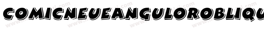 comicNeueanguloroblique字体转换