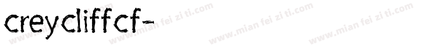 creycliffcf字体转换