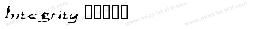 Integrity字体转换