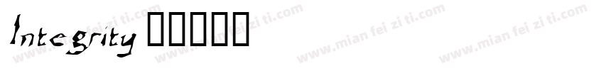 Integrity字体转换