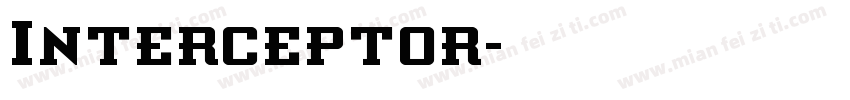 Interceptor字体转换