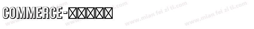 commerce字体转换