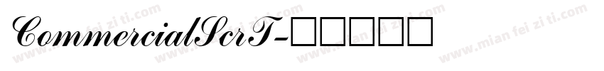 CommercialScrT字体转换