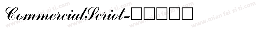 CommercialScriot字体转换