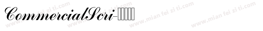 CommercialScri字体转换