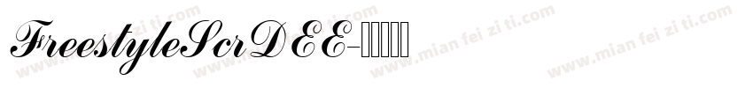 FreestyleScrDEE字体转换