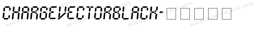 ChargeVectorBlack字体转换